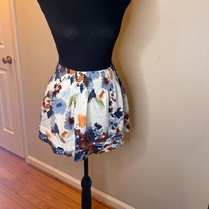 A&F Floral Mini Skirt - Perfect for Spring and Summer!